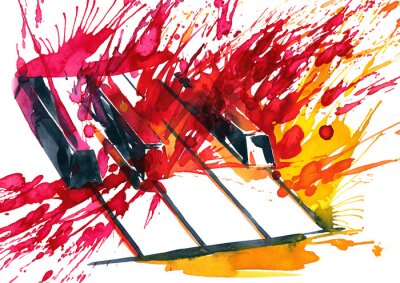 Musikalische Komposition mit Instrument