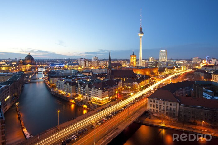 Poster Nachtlichter in Berlin