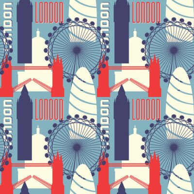 Tapete Nahtlose Hintergrund London