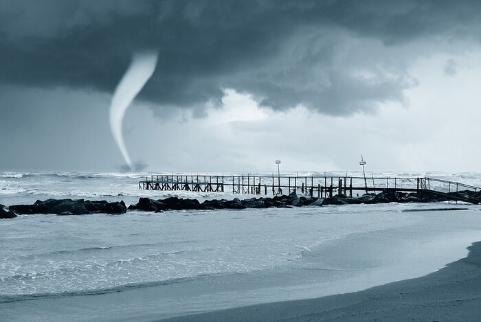 Poster Natur der rauen See