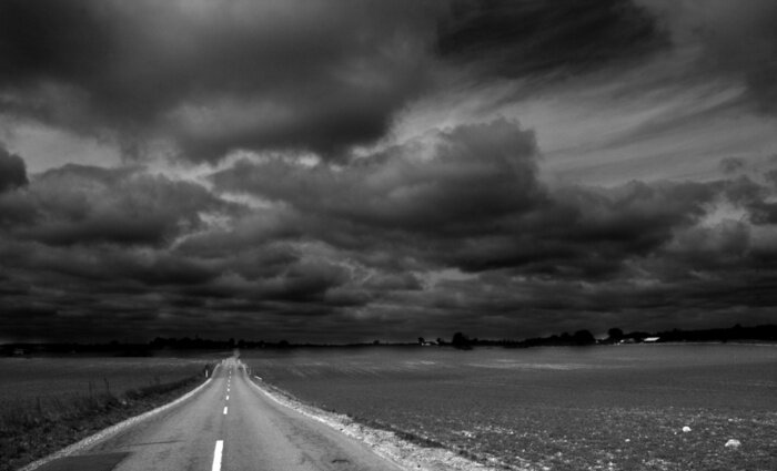 Poster Natur der Regenwolken