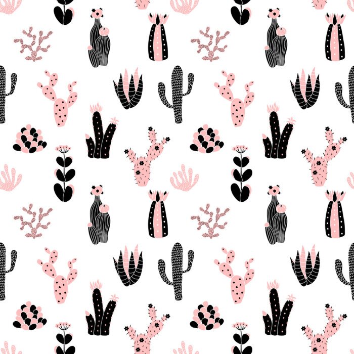 Poster Naturmotiv in rosa Tönen