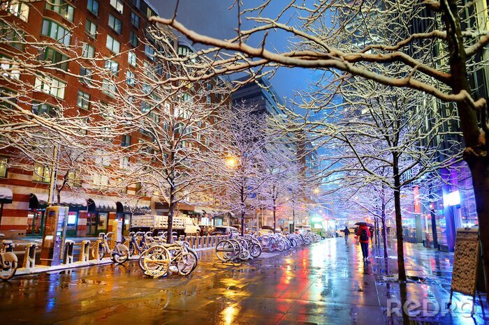 Poster New York im Winter