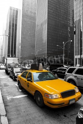 Poster New York Taxi im Stau