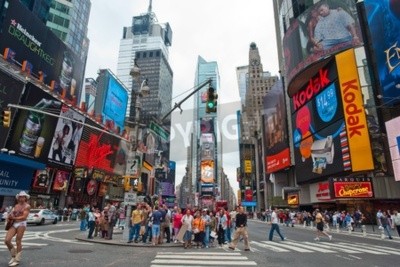 New York überfüllter Times Square