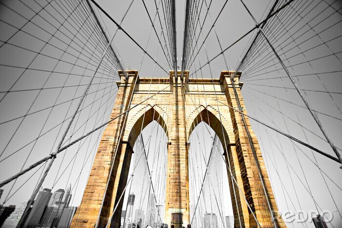 Poster New Yorker Brooklyn Bridge