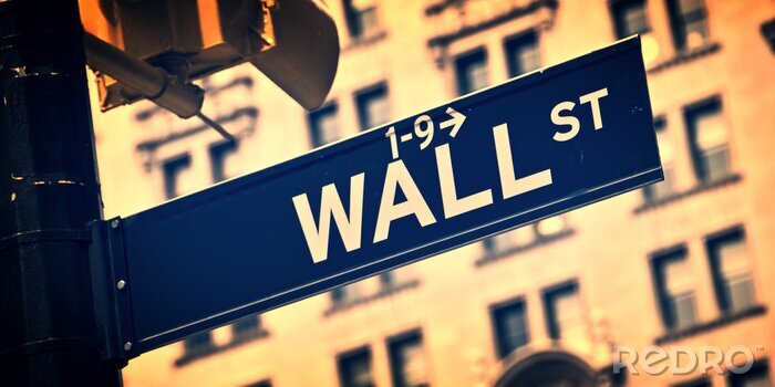 Poster New Yorker Wall Street