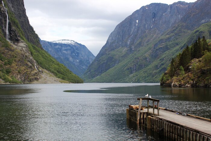 Poster Norwegische Seelandschaft