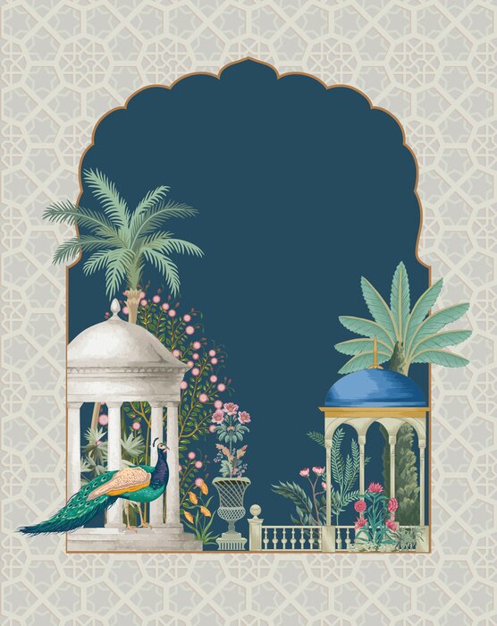 Poster orientalischer Garten
