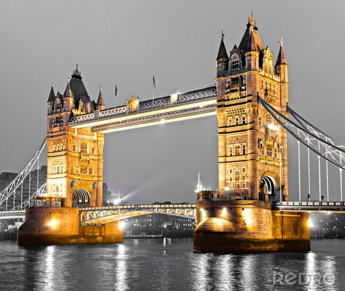 Poster Originelle Architektur von Tower Bridge