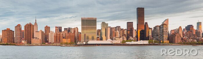 Poster Panorama der New Yorker Gebäude
