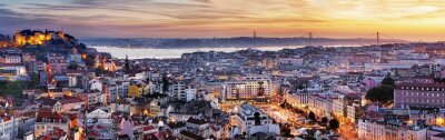 Panorama der Stadt Lissabon