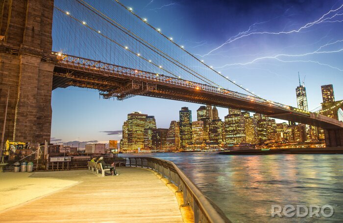 Poster Panorama von Manhattan