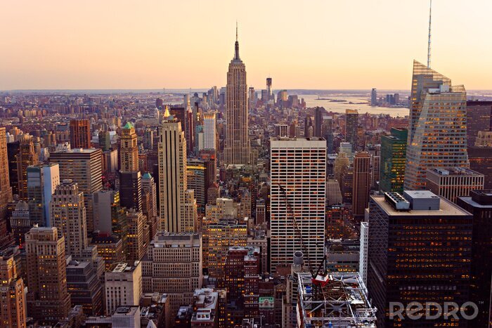 Poster Panorama von Manhattan in New York City