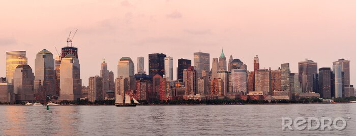 Poster Panorama von New Yorker Innenstadt