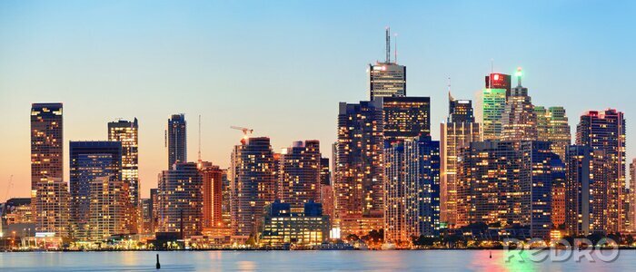 Poster Panorama von Toronto 3D