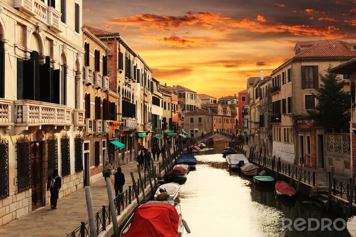 Poster Panoramablick auf den canal grande