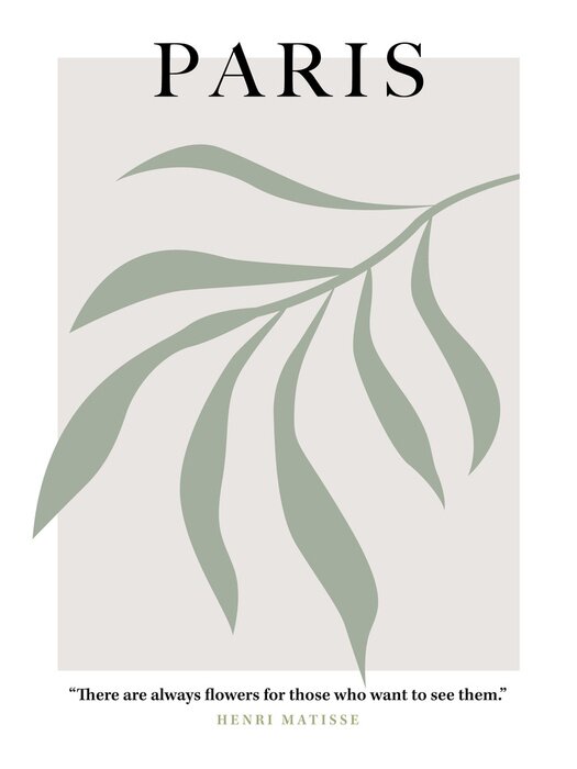 Poster Pariser Blattplakat