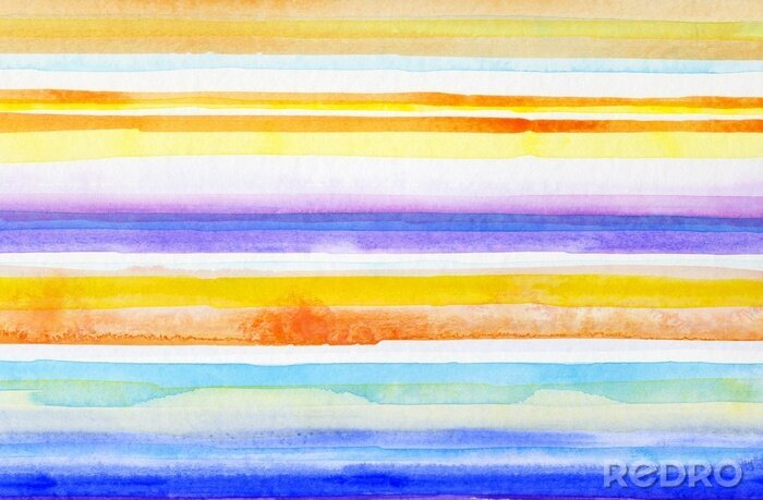 Poster Pastell-Streifen