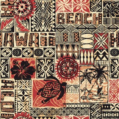 Patchwork im hawaiianischen Stil