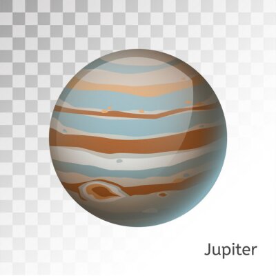 Planeten 3D Jupiter bunte Grafik