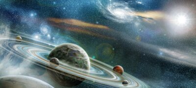 Planeten im Weltraum