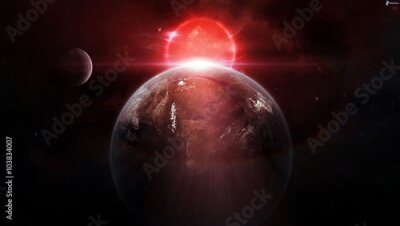 Poster Planeten im Weltraum