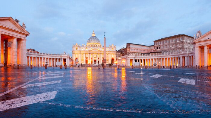 Poster Platz im Vatikan