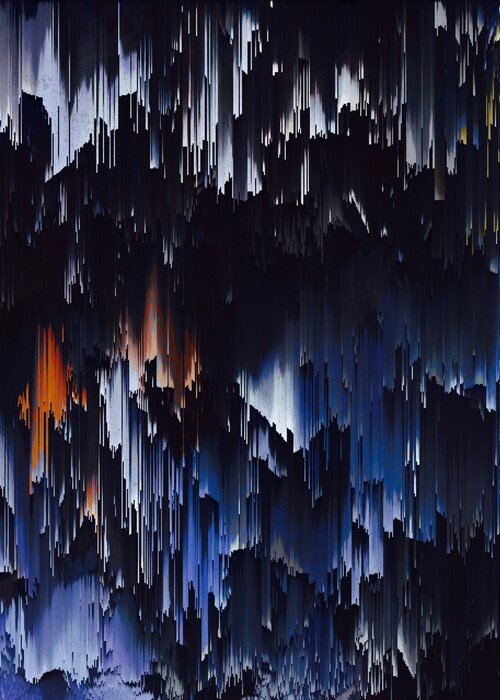 Poster Polarlicht Abstraktion