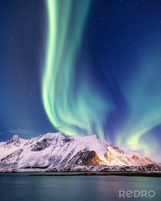 Poster Polarlicht in Norwegen