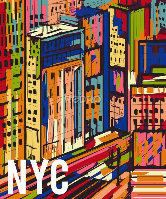 Poster Pop-Art in New York