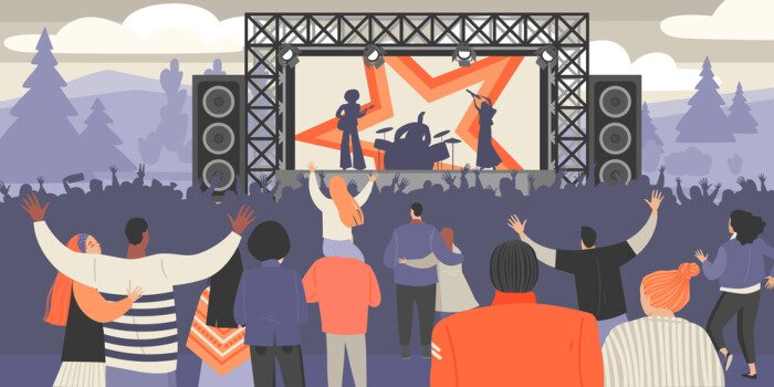 Poster Popmusik-Festival