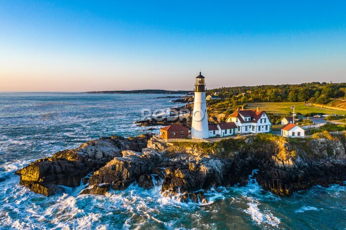 Poster Portland Head Leuchtturm