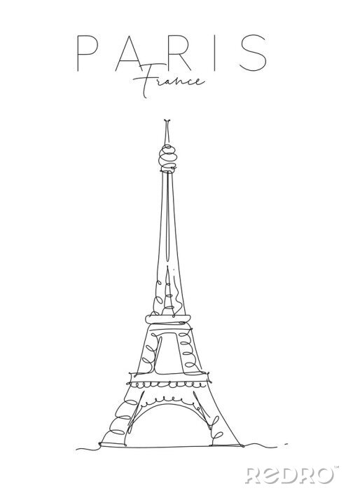 Poster Poster paris eiffel tower