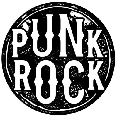 Poster Punkrock-Emblem