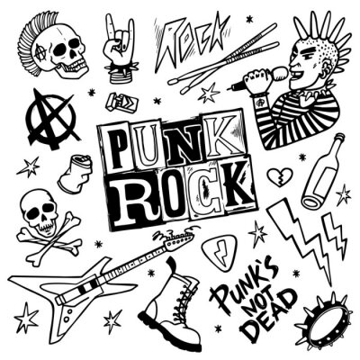 Poster Punkrock-Motive