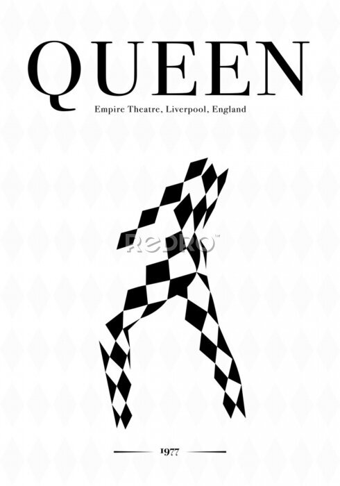 Poster Queen-Konzertplakat