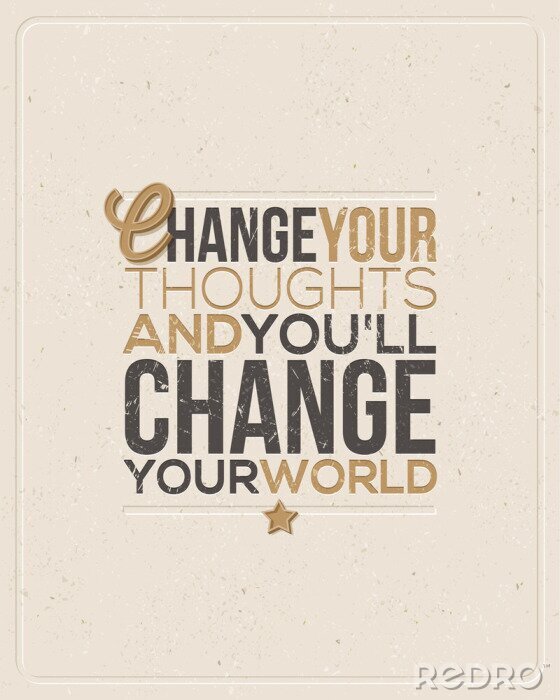 Poster Quote Typographical design - vector illustration