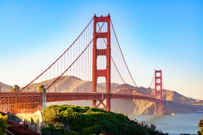 Poster Realistische Golden Gate Bridge