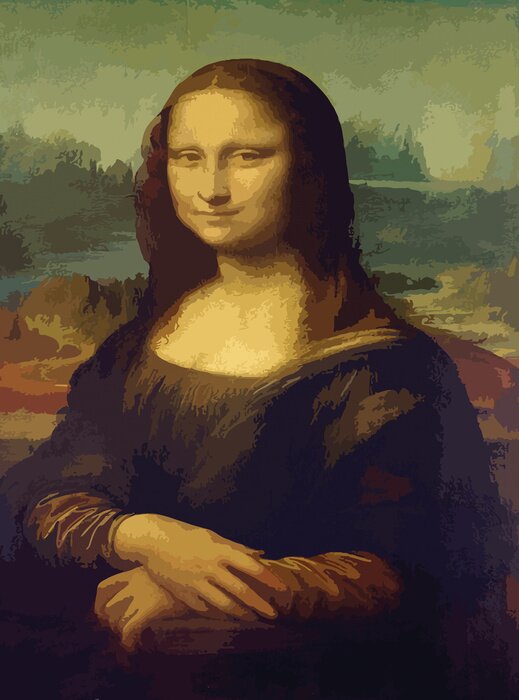 Poster Reproduktion von Mona Lisa