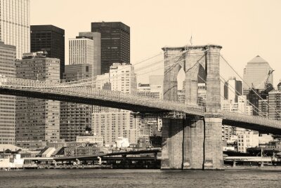 Retro Brooklyn Bridge