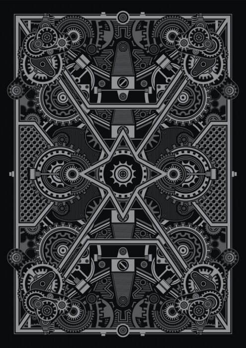 Poster Retro-Mecha-Steampunk