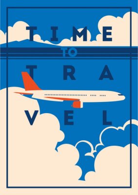 Poster Retro-Reiseplakat