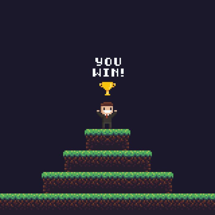 Poster Retro-Videospiel