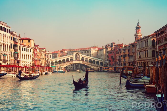 Poster Rialto-Brücke in Venedig