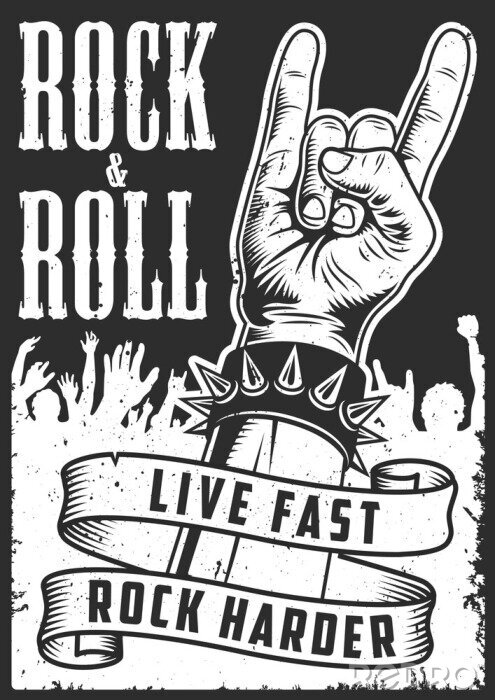 Poster Rock-Motto