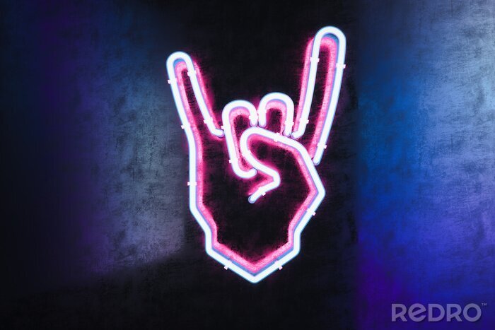 Poster Rock'n'Roll Zeichen