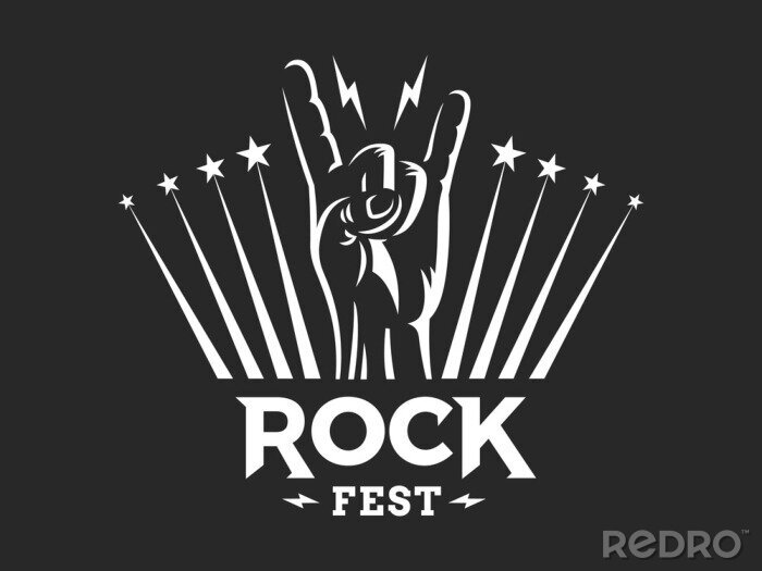 Poster Rock- und Musikfestival-Logo