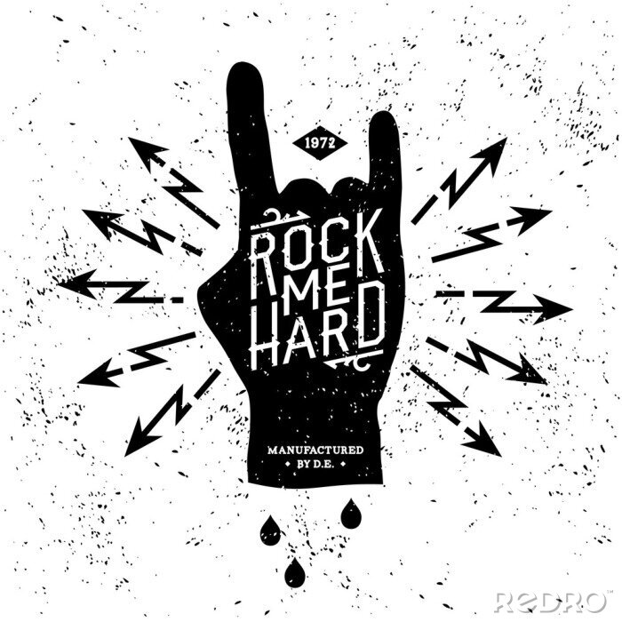 Poster Rockzeichen