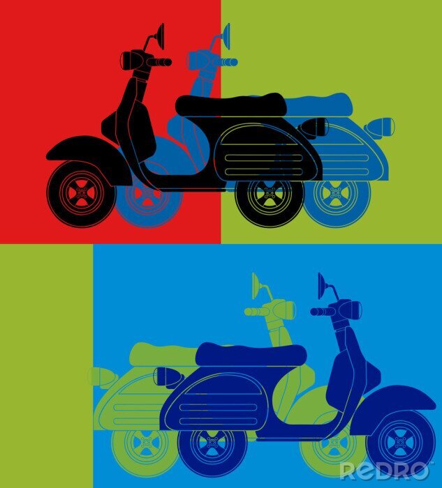 Poster Roller in Grafik